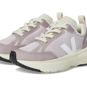 Veja Platform Sneakers in Pale Pink and Off-White